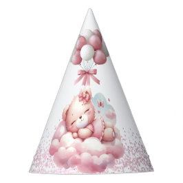 Chapéu De Festa Rapariga Rosa Rainbow Star Aniversário