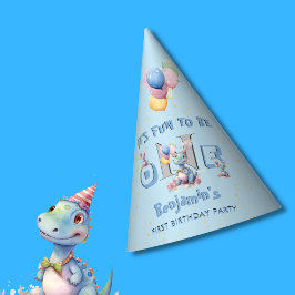 Chapéu De Festa Rapaz Primeiro Brincadeiro Um primeiro aniversario