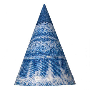 Chapéu De Festa Rasgada: Quadro de Jeans Azuis Duplos