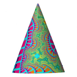 Chapéu De Festa Remix do arco-íris azul claro