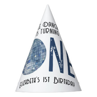 Chapéu De Festa Retro Disco Ball First Birthday 