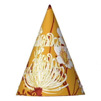 Chapéu De Festa Retrospectiva Sangrenta: Arte Floral Inacabada