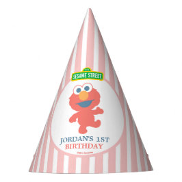 Chapéu De Festa Rua Sésamo | Elmo - Primeira Festa de aniversário