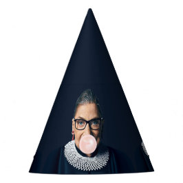 Chapéu De Festa Ruth Bader Ginsburg soprando chiclete rosa