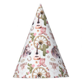 Chapéu De Festa Saddle Up Western Cowgirl Party Hat