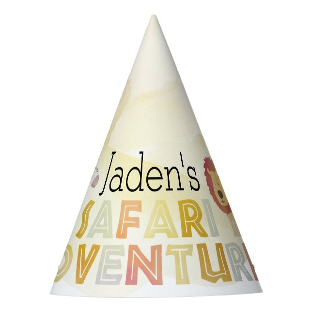 Chapéu De Festa Safari Adventure Birthday (Frente)