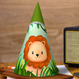 Chapéu De Festa Safari Birthday Lion