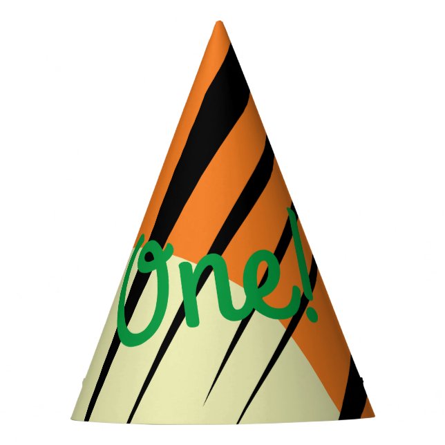 Chapéu De Festa Safari de Partido Selvagem Um primeiro aniversario (Frente)