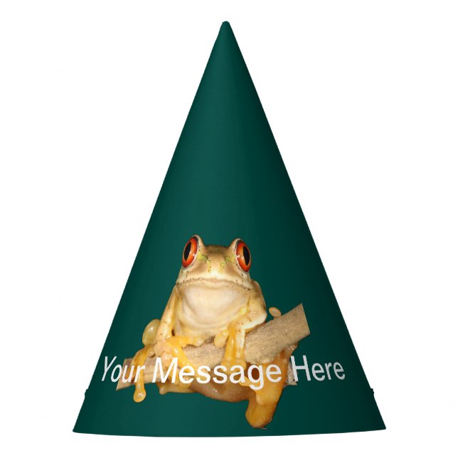 Chapéu De Festa Sapo de árvore (Frente)
