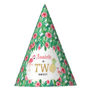 Chapéu De Festa Segundo aniversário Tropical Summer Beach Luau Gir