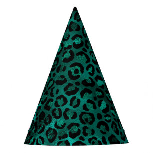 Chapéu De Festa Série Leopardo Teto e Dourado Design 5