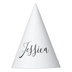Chapéu De Festa Seu Nome Letra Elegante