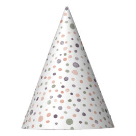Chapéu De Festa Shea Confetti Watercolor Party Hat