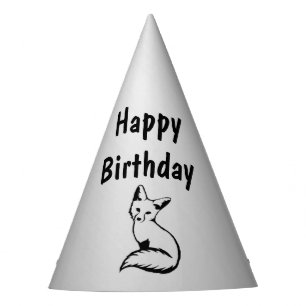 Chapéu De Festa Silver Fox Birthday