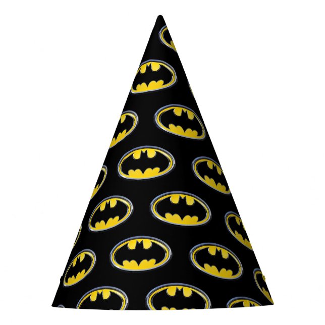 Chapéu De Festa Símbolo Batman | Logotipo clássico (Frente)