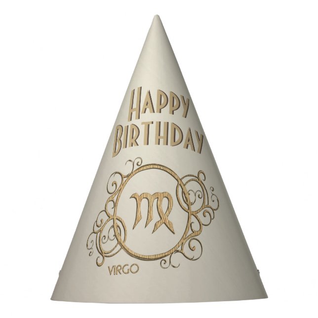 Chapéu De Festa Símbolo Virgo Zodiac (Frente)