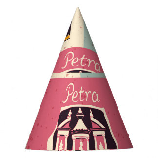 Chapéu De Festa Símbolos Ilustrados Retro-Cultura Da Jordânia