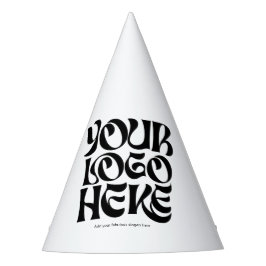 Chapéu De Festa Simple Business Logo and Text Funny