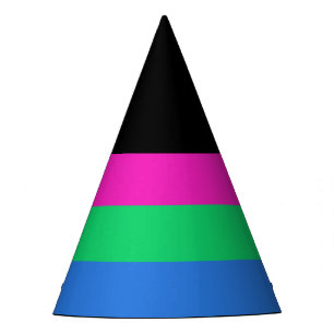 Chapéu De Festa Sinalizador do Orgulho Polisexual