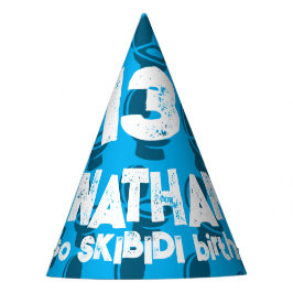 Chapéu De Festa Skibidi Toilet Birthday