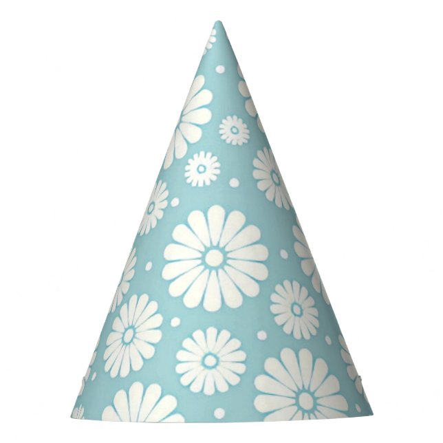 Chapéu De Festa Sky White Daisies Party Hat (Frente)