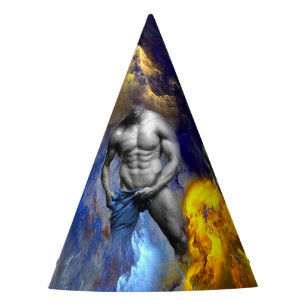 Chapéu De Festa SlipperyJoe's Man Steamy shirtless abs sexpack