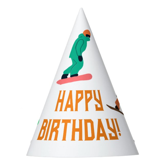 Chapéu De Festa Snowboard Snowboard (Frente)