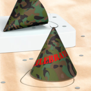 Chapéu De Festa Soldado Joe GI Camuflagem