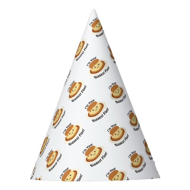 Chapéu De Festa Sou o seu maior flan (Frente)