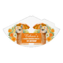 Summer Vibes Watercolor Llama - Aniversário