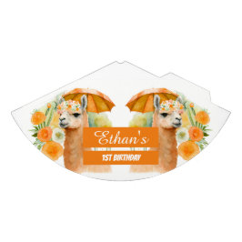 Chapéu De Festa Summer Vibes Watercolor Llama - Aniversário