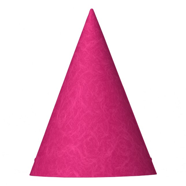 Chapéu De Festa Superfície rosa texturizada com padrão sutil de re (Frente)