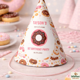 Chapéu De Festa Sweet One Donut 1st Birthday Party | Cute Donut