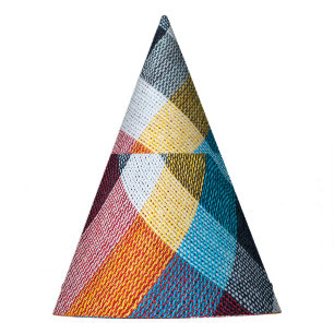 Chapéu De Festa Tailandês Lixeira: Textura De Tecido De Fechamento