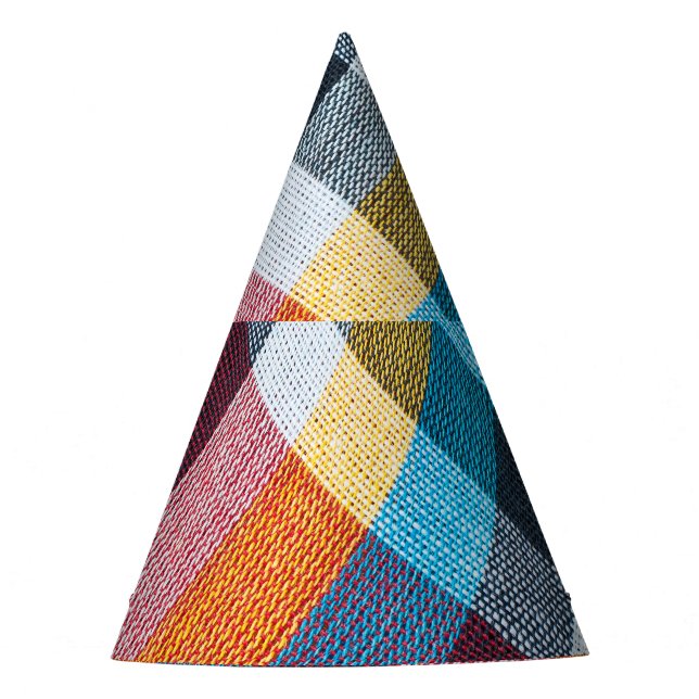 Chapéu De Festa Tailandês Lixeira: Textura De Tecido De Fechamento (Frente)