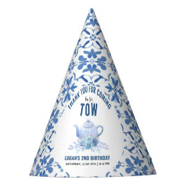 Chapéu De Festa Tea for Two – Floral 2nd Birthday Party