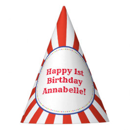 Chapéu De Festa Tema do Partido do primeiro aniversario Colorido C