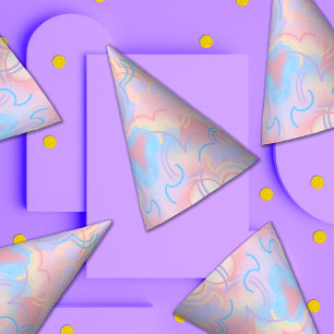 Chapéu De Festa Tie Dye Rainbow