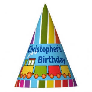 Chapéu De Festa Trem de Aniversário Personalizado