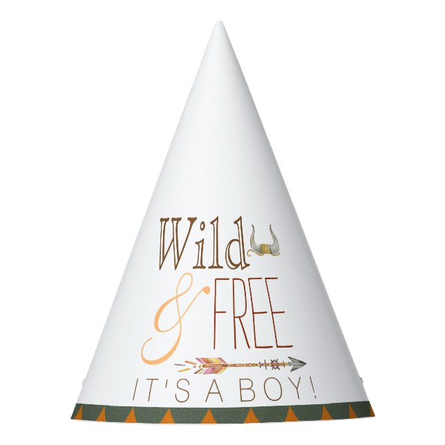 Chapéu De Festa Tribal é um Chá de fraldas (Frente)