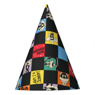 Chapéu De Festa TUNES DE MEL preto e branco™ no verificador colori