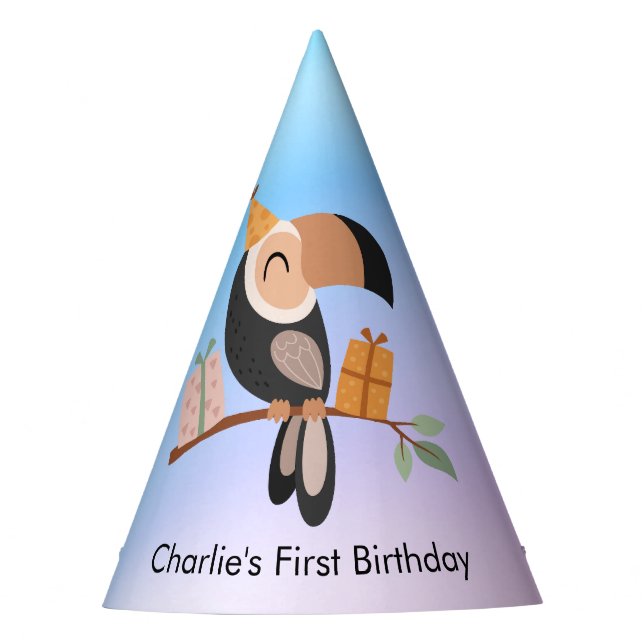 Chapéu De Festa Turiano com presentes, aniversário (Frente)