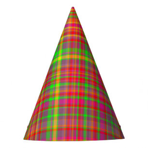 Chapéu De Festa Tutti Frutti XADREZ 8-PAPEL HATS