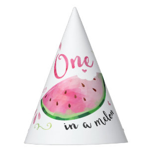 Chapéu De Festa Um em um primeiro aniversario Melon