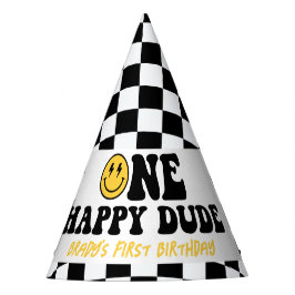 Chapéu De Festa Um Feliz Primeiro Aniversário, Cara De Sorriso 1ru