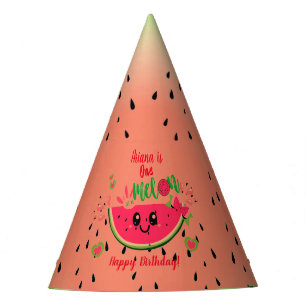 Chapéu De Festa Um no primeiro aniversário da Melon Watermelon Gir