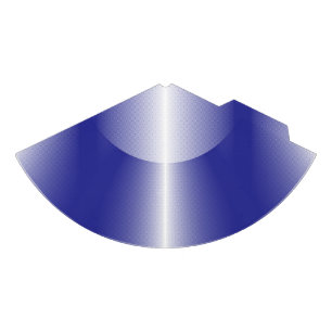 Chapéu De Festa Um padrão geométrico azul intrincado com simétrico