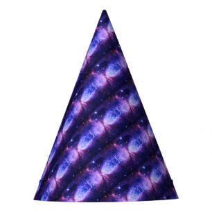 Chapéu De Festa Uma Estrela É Nascer Azul Roxo