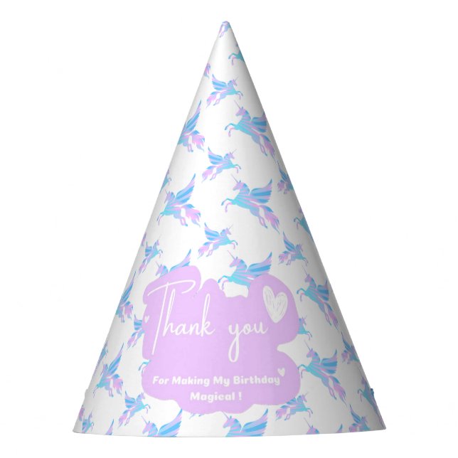Chapéu De Festa Unicorn Party Hat (Frente)