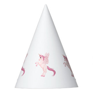 Chapéu de Festa Unicórnio Pegasus Rosa